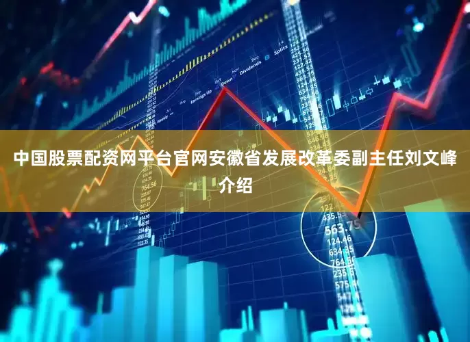中国股票配资网平台官网安徽省发展改革委副主任刘文峰介绍